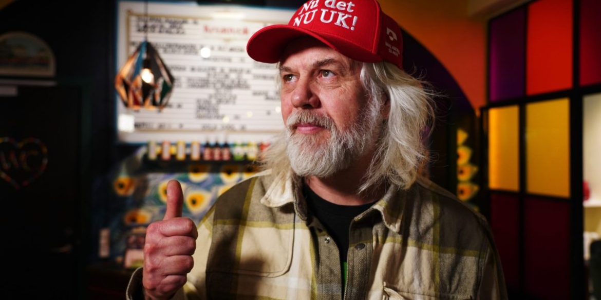 Pro-Greenland protesters mock Trump’s MAGA slogan with ‘Make America Go Away’ caps