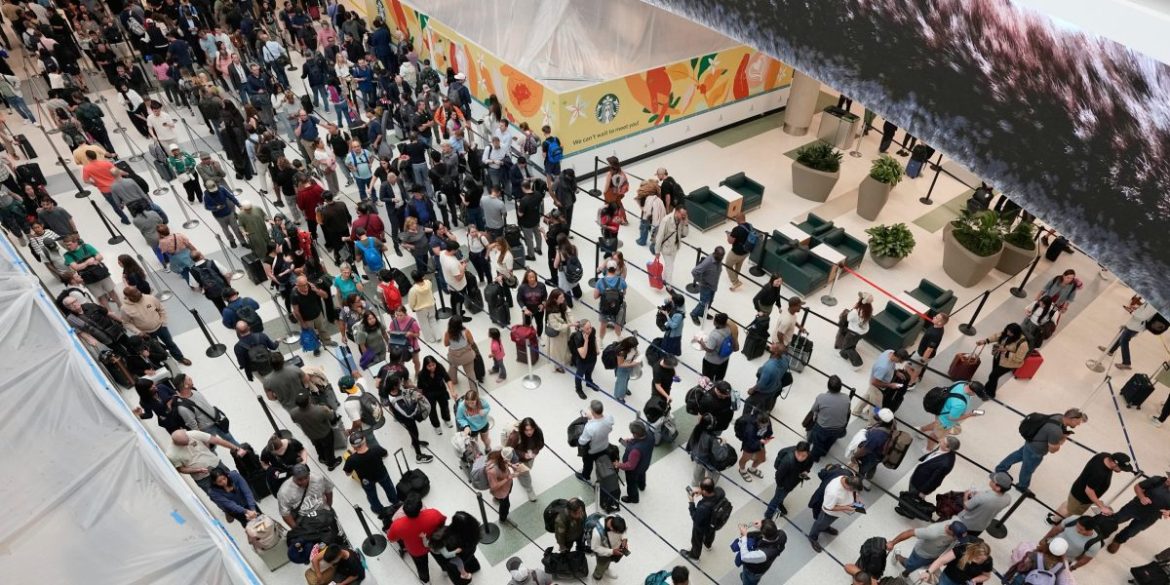 ICE agents called in to help ease airport security lines may not be leaving anytime soon, even after Trump ordered pay for TSA officers