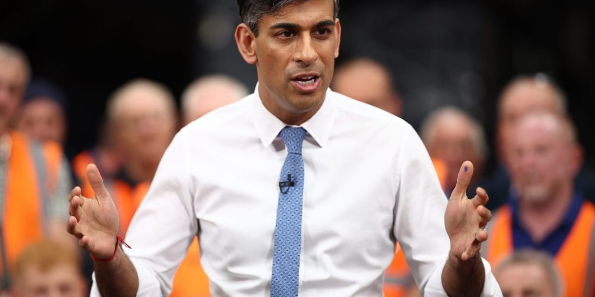 Everyone thought Rishi Sunak would run to Silicon Valley when he lost the U.K. election. So what is he doing giving AI advice to CEOs in Birmingham, England?