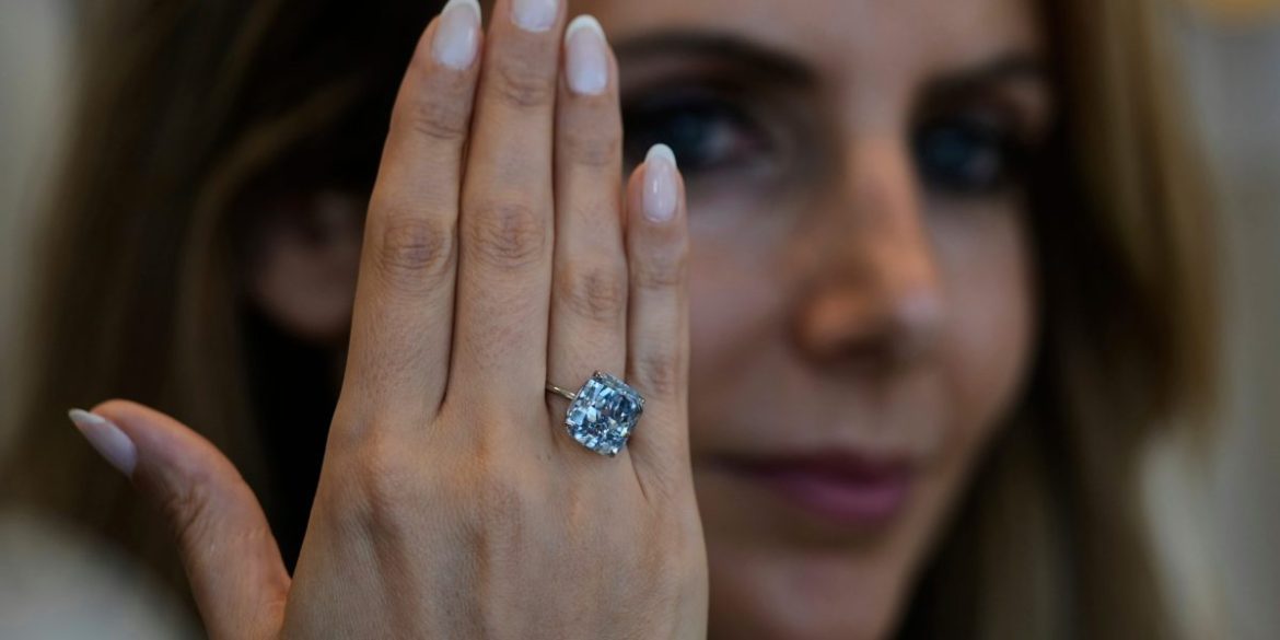 ‘Ocean Dream’ diamond, largest blue-green stone of its kind in the world, sells for $17.3 million