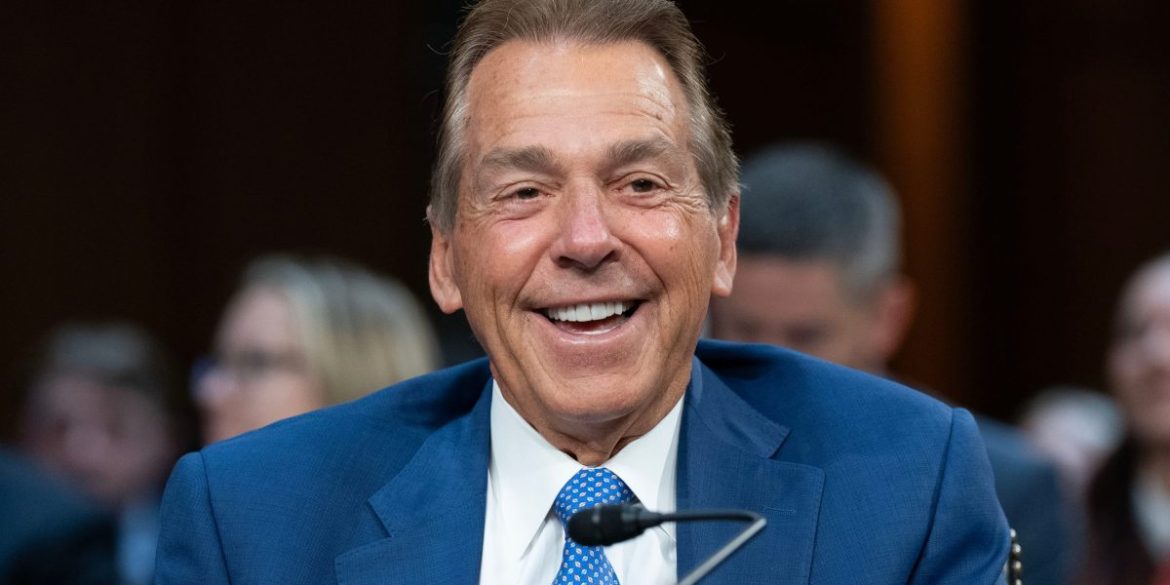 Nick Saban to Congress: college sports is the biggest, baddest Ferrari’ going 150 mph toward the Grand Canyon. ‘Somebody needs to tap the brakes’